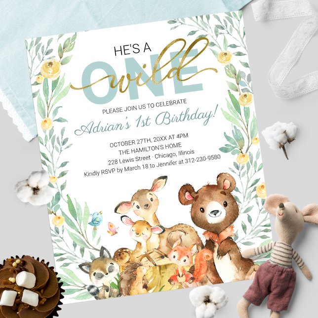 Lámina Invitación al Primer Cumpleaños Presupuesto Él Es  (Subido por el creador)