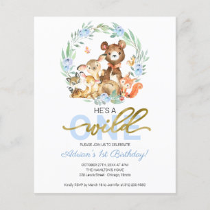 Lámina Invitación al Primer Cumpleaños Presupuesto Es Un 