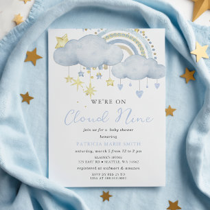 Lámina Invitación Baby Shower de Budget Cloud Nueve Baby