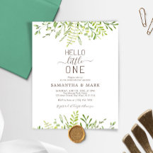Invitación Baby Shower de Budget Hello Little One