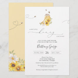 Lámina Invitación Baby Shower de Budget Little Honey Bee