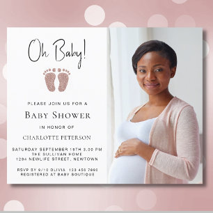 Lámina Invitación Baby Shower de Budget Oh Baby Girls