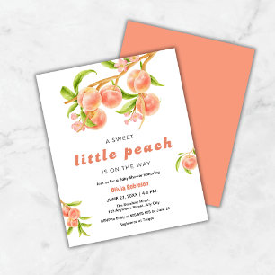 Lámina Invitación Baby Shower de fruta dulce dulce y dulc