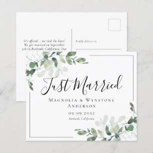 Lámina INVITACIÓN Boda de Eucalipto PRESUPUESTO