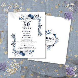 Lámina Invitación de aniversario de 50 años de la Armada