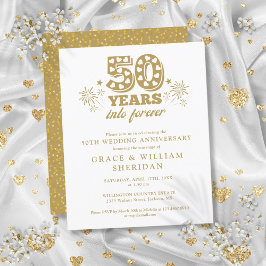 Lámina Invitación de Aniversario de Bodas de 50 Años Pres