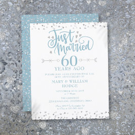 Lámina Invitación de Aniversario de Bodas número 60 Presu