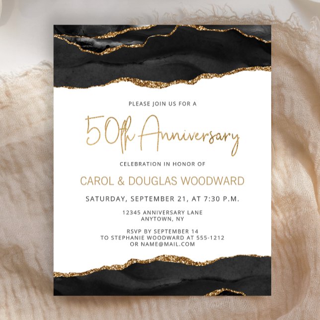 Lámina Invitación de Aniversario número 50 de Agata Black (Subido por el creador)