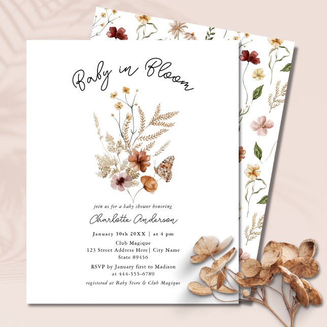Lámina Invitación de Baby Shower a un bebé con presupuest (Subido por el creador)