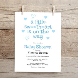 Lámina Invitación de Baby Shower al pequeño novio del pre