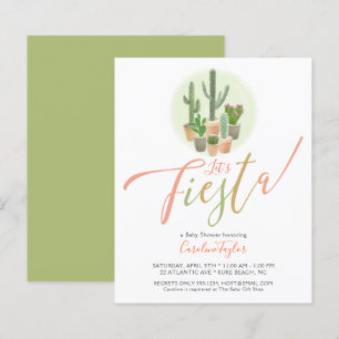 Lámina Invitación de Baby Shower al presupuesto de Fiesta