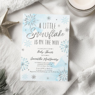 Lámina Invitación de baby shower con presupuesto limitado