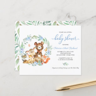 Lámina Invitación de baby shower con presupuesto para dec
