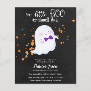 Lámina Invitación de Baby Shower de Halloween con Presupu