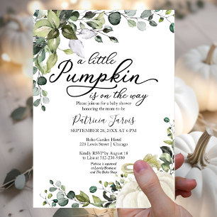 Lámina Invitación de Baby Shower de Presupuesto de Calaba