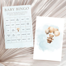 Invitación de Baby Shower Neutral Bearly Wait