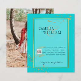 Lámina Invitación de Boda con Foto al Alcance del Presupu