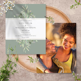 Lámina Invitación de boda con foto de Presupuesto Sage Ve