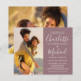 Lámina Invitación de boda con fotos de presupuesto en gui