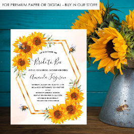 Lámina Invitación de boda de abeja de presupuesto con gir