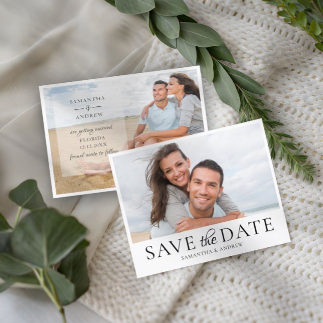 Lámina Invitación de Boda de fotos simple de presupuesto (Subido por el creador)