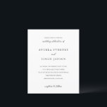 Lámina Invitación de boda elegante moderna neutral<br><div class="desc">Este diseño es parte de una suite de invitaciones de boda atemporales que presentan tipografía delicada y una disposición minimalista limpia. Su estética neutral y moderna le da un toque refinado y sofisticado,  lo que le permite combinar perfectamente con paletas de colores de boda suaves y atrevidas.</div>
