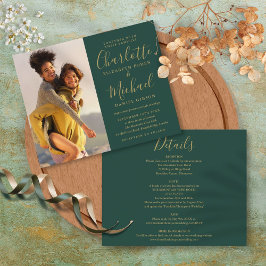 Lámina Invitación de boda Presupuesto Todo en uno Foto Ve