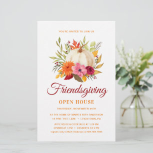 LÁMINA INVITACIÓN DE BOMBAS FLORALES DE LA CASA ABIERTA