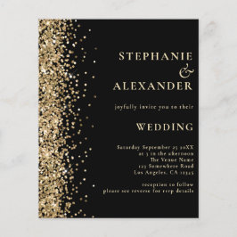 Lámina Invitación de casamiento de código QR negro Purpur