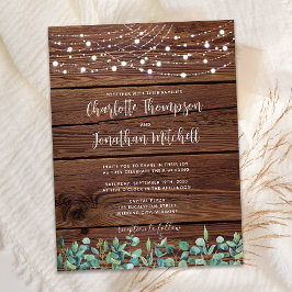 Lámina Invitación de casamiento de código QR para las luc