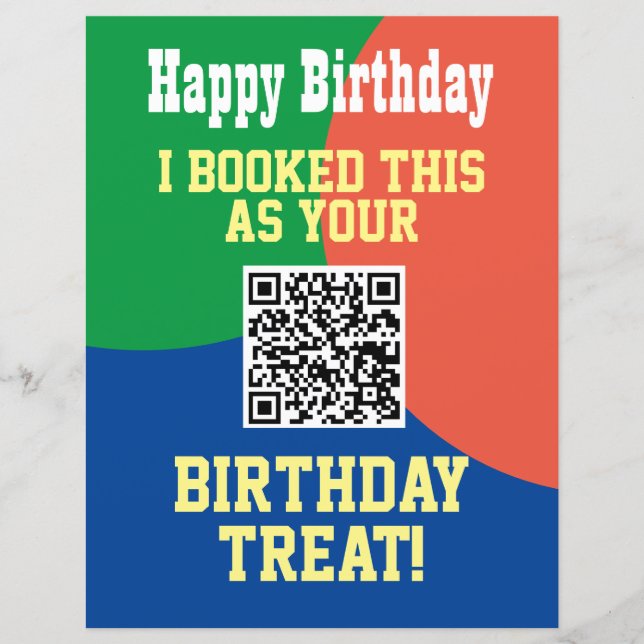 Lámina Invitación de código QR. (Anverso)