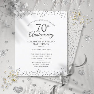 Lámina Invitación de corazones por el 70 aniversario