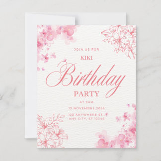 Lámina Invitación de cumpleaños