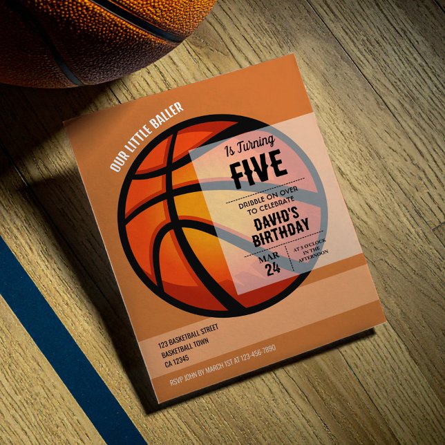 Lámina Invitación de cumpleaños a Guay Baller Basketball  (Subido por el creador)