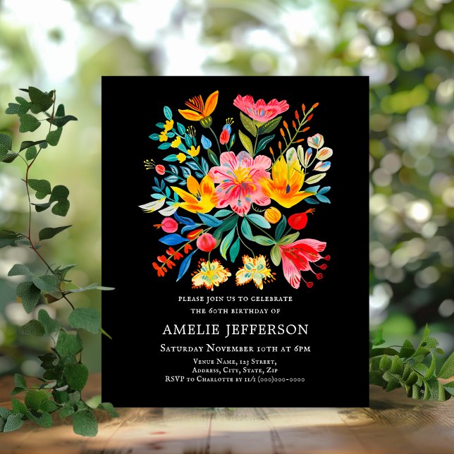 Lámina Invitación de cumpleaños a la Fiesta Mexicana Negr (Subido por el creador)