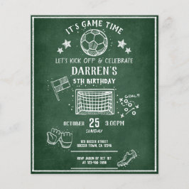 Lámina Invitación de cumpleaños a un presupuesto moderno 