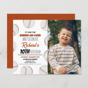 Lámina Invitación de cumpleaños a un presupuesto moderno 