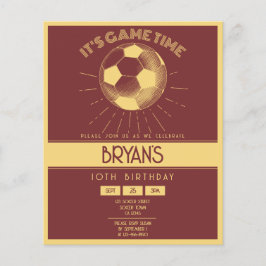 Lámina Invitación de cumpleaños a un simple presupuesto r