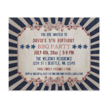 Invitación de cumpleaños al Día Conmemorativo de l