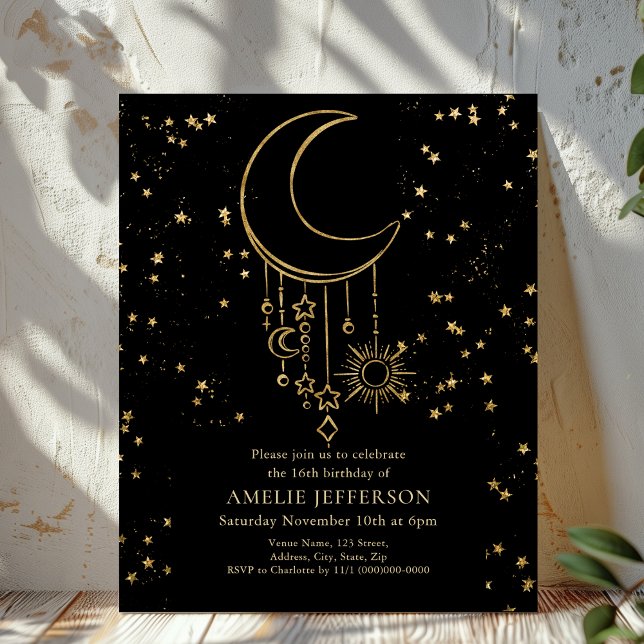 Lámina Invitación de cumpleaños de Star Moon para el pres (Subido por el creador)
