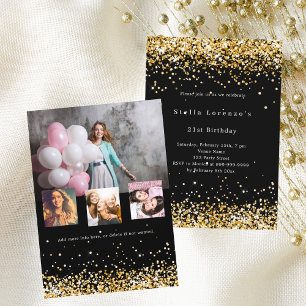 Lámina Invitación de cumpleaños del presupuesto para la f