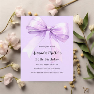 Lámina Invitación de cumpleaños elegante del arco de lava