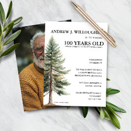 Lámina Invitación de cumpleaños número 100 de Budget Funn