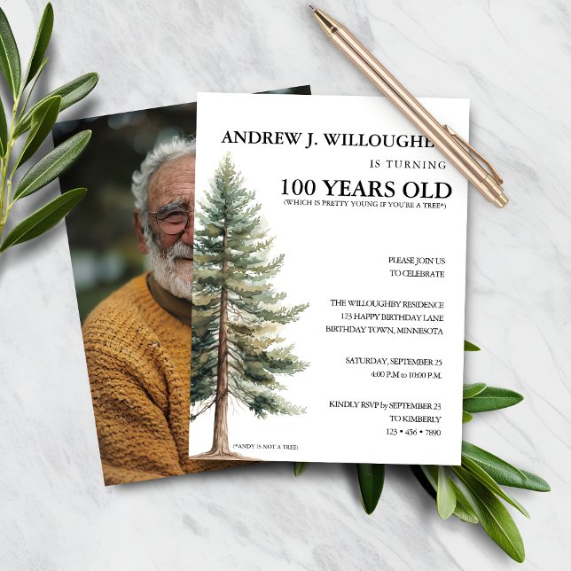 Lámina Invitación de cumpleaños número 100 de Budget Funn (Subido por el creador)