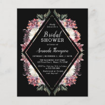 Invitación de Cumpleaños para Boda Floral Boho Eco