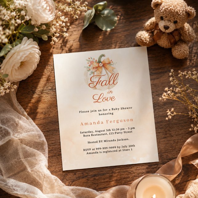 Lámina Invitación de Despedida de Soltera Arco de Calabaz (Subido por el creador)