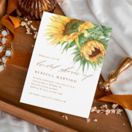 Lámina Invitación de Despedida de Soltera con Girasoles R