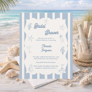 Lámina invitación de Despedida de Soltera dibujada a mano