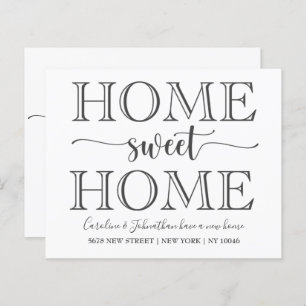 Lámina Invitación de desplazamiento de hogar dulce de pre