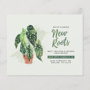 Lámina Invitación de desplazamiento de nueva dirección de